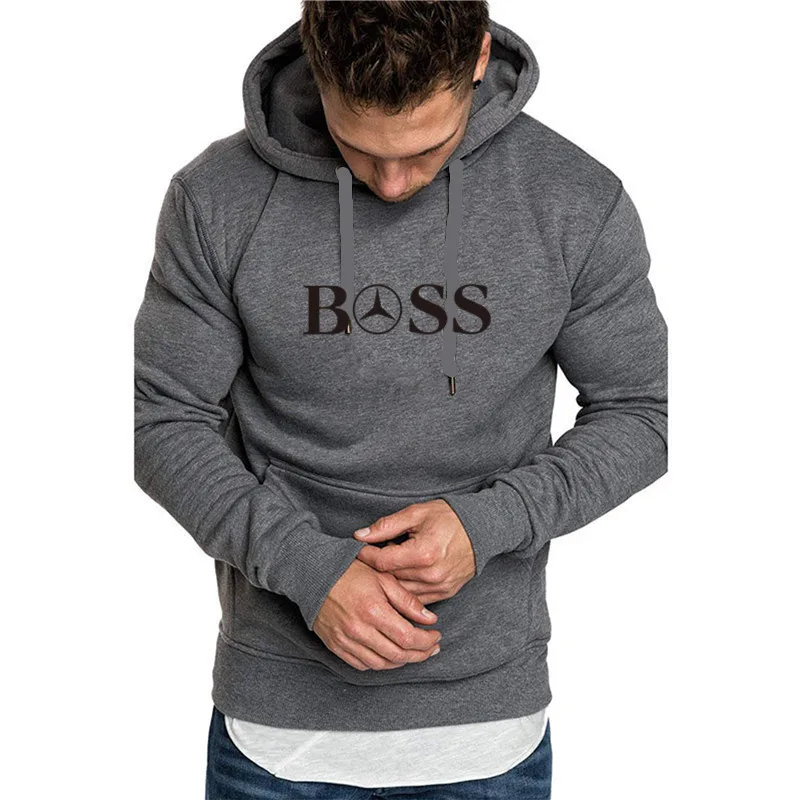 

Autumn and winter new men's cotton hoodie fun print streetwear sweatshirt unisex sweater
