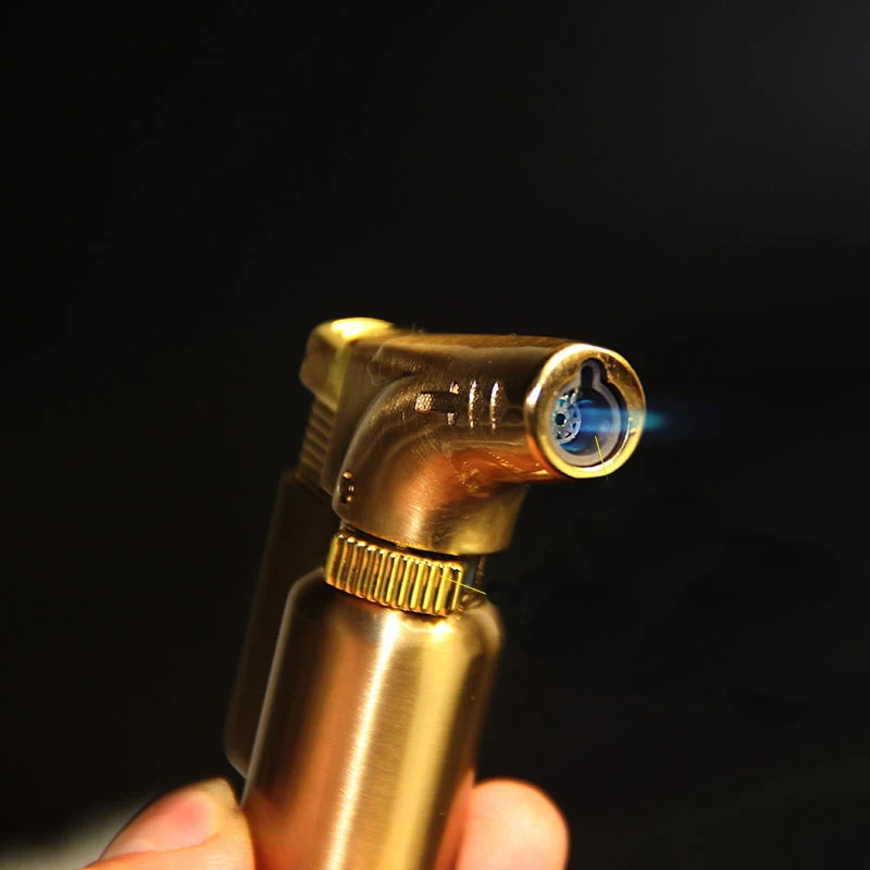 Металлическая Бутановая струйная турбо-зажигалка факельная