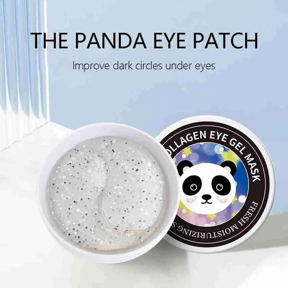 

60pcs Crystal Collagen Eye Mask Bright Hydrating Moisturizing Dilution Dark Circle Eye Patches Anti-Aging Eye Skin Care