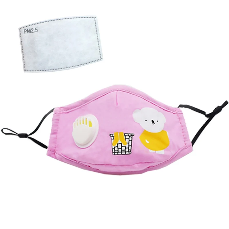 Антидымчатая маска с 1 фильтром Pm2.5 противотуманная активированным углем