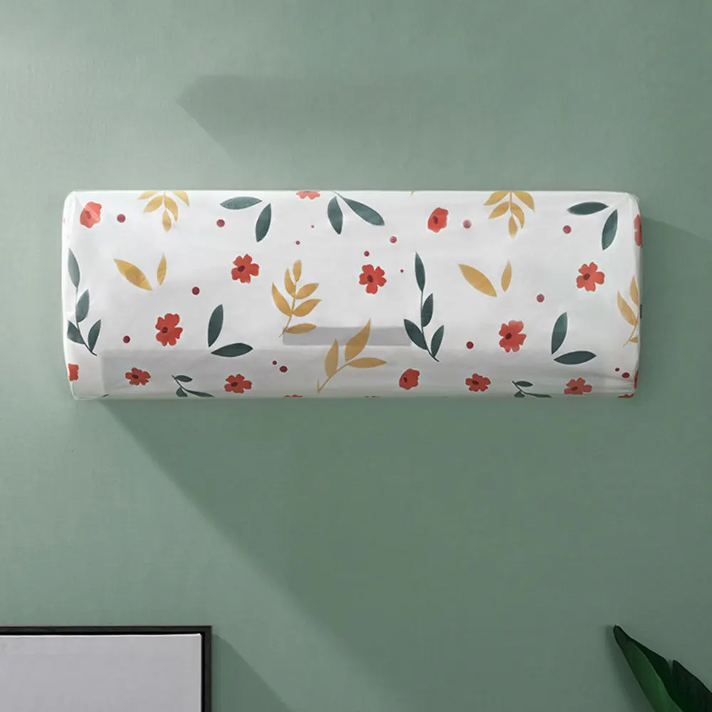 

PEVA Home Air Conditioning Dust Proof Cover Cute Geometric Printing Mouldproof Waterproof Dust-proof Cover