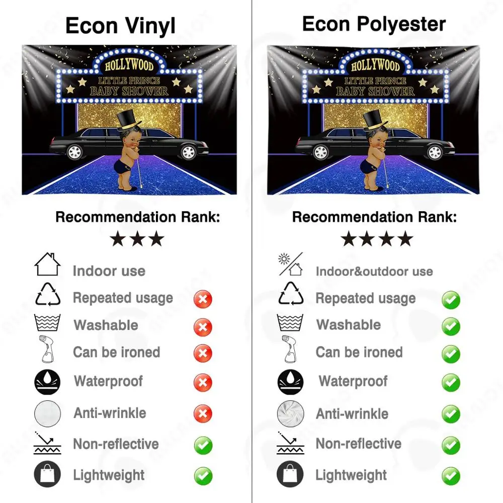 Allenjoy фото фон Маленький принц принцесса Голливуд баннер день рождения ребенка