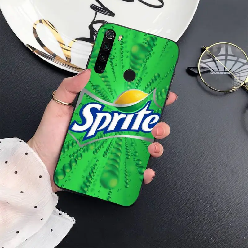 

DRINK ART DESIGN Sprite Soda phone case for Xiaomi Redmi 7 8 9t a3Pro 9se k20 mi8 max3 lite 9 note 9s 10 pro