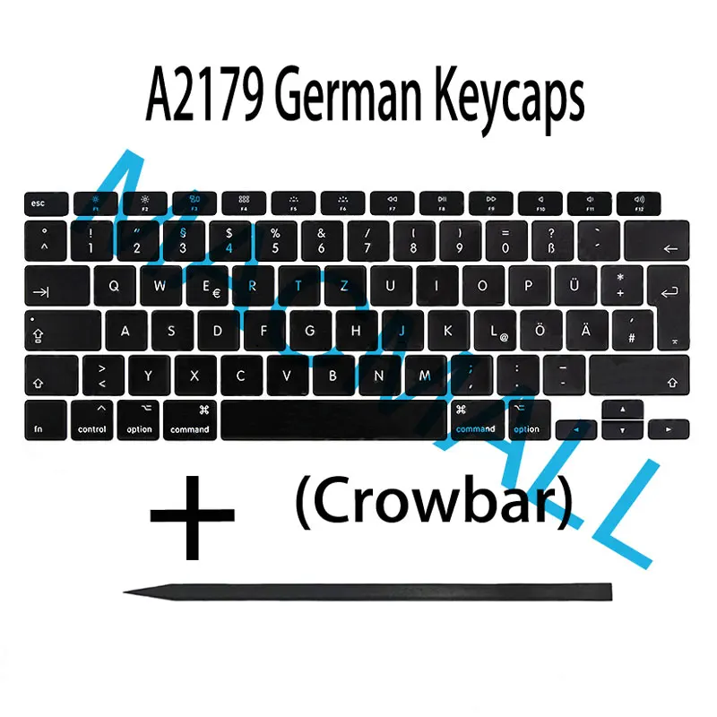 

Новые немецкие колпачки для клавиш для Macbook Air Retina 13 дюймов A2179 2020 года MC 3302 гр
