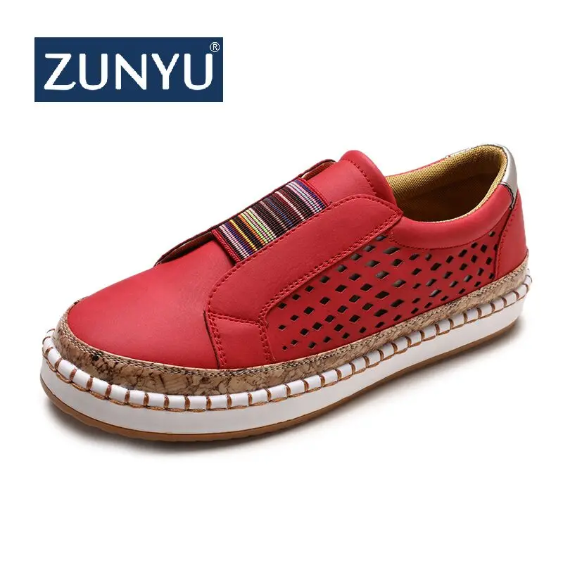 Женские кроссовки на вулканизированной подошве ZUNYU повседневные плоской большие