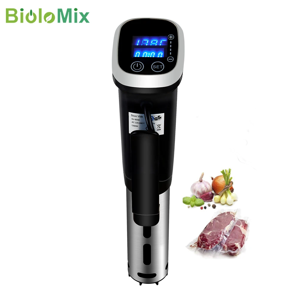 BioloMix 2.55 Generation Sous Vide Cooker IPX7 Waterproof Circulator Accurate Cooking With LED Digital Display
