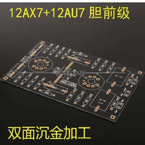 Малошумный стерео ламповый преусилитель комплекты досок для 12AX7 / 21AU7 усилителя