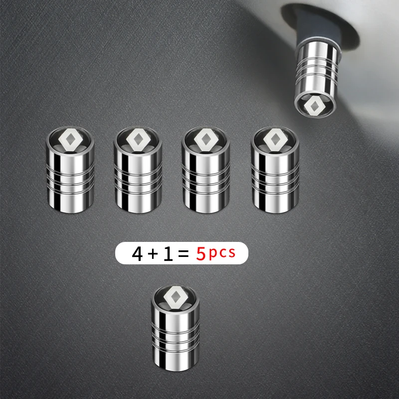 5 шт. крышка клапана автомобильной шины s эмблема металлическая чехол для Renault Laguna