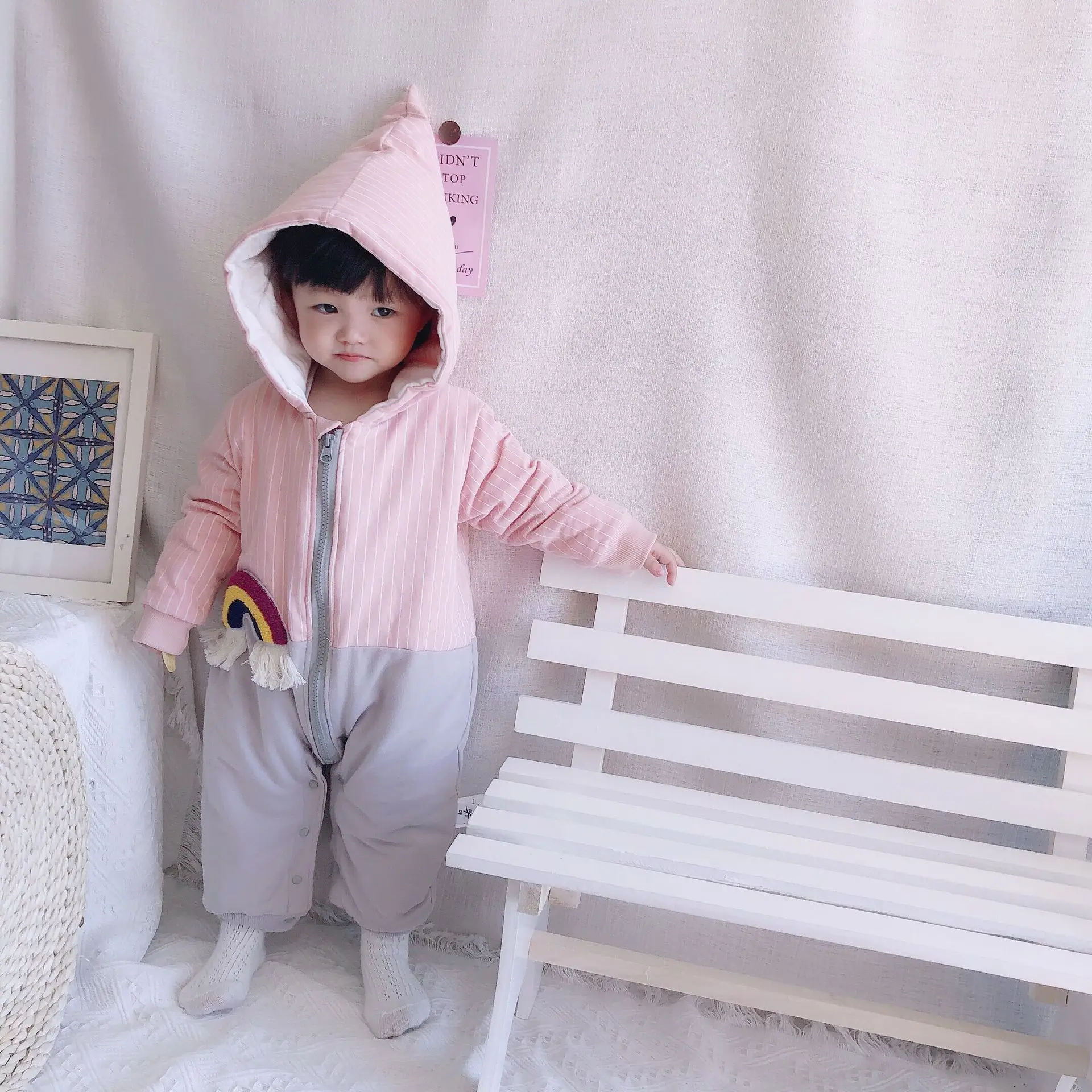 Зимние детские комбинезоны толстовки для новорожденных комбинезон маленьких