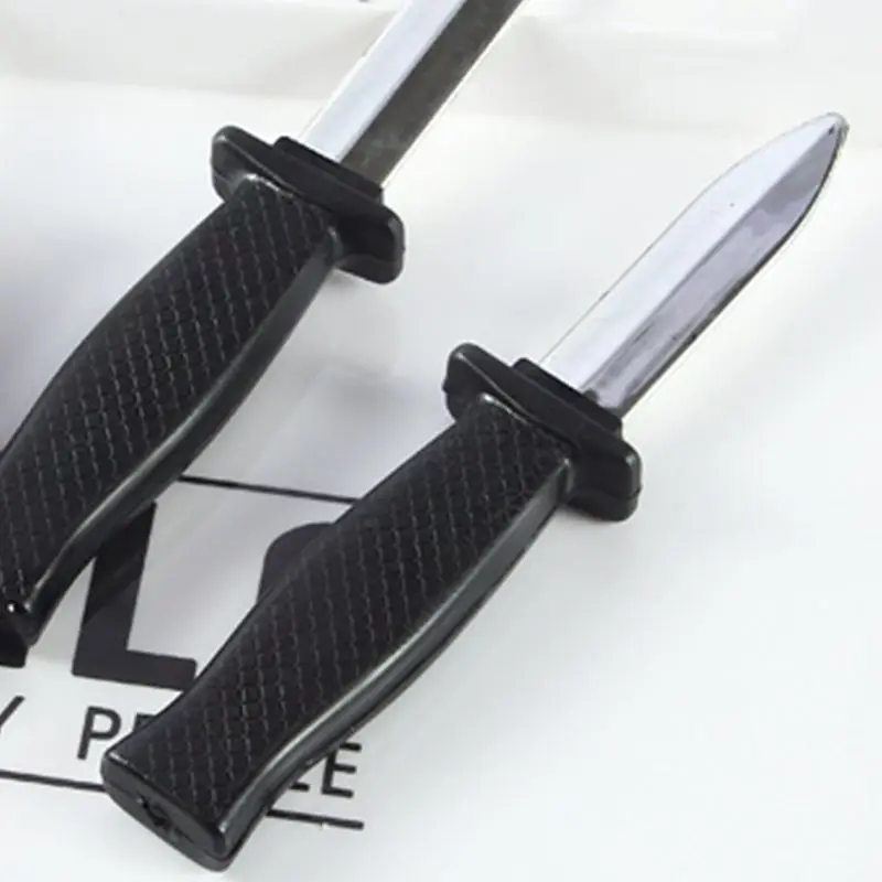 

Halloween Party Prank Toys Simulation Plastic Spring Retractable Fake Knife 97BC