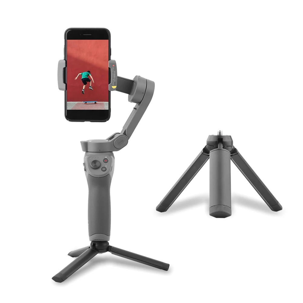 Мини Портативный алюминиевый складной настольный штатив-подставка для DJI Osmo Mobile 3 маленькие настольные селфи-палки держатель штатива подставки