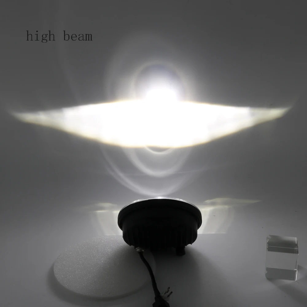 5 3/" светодиодные фары для мотоцикла h4 led 5,75 дюймов светодиодные фары Водонепроницаемые светодиодные фары