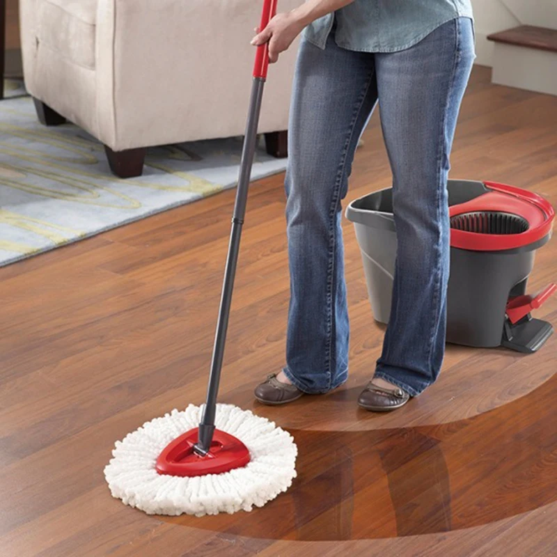 

Newly 360 Degree Rotation Easy Wring Spin Mop Refill Mop Accessories Replacement Head VA88