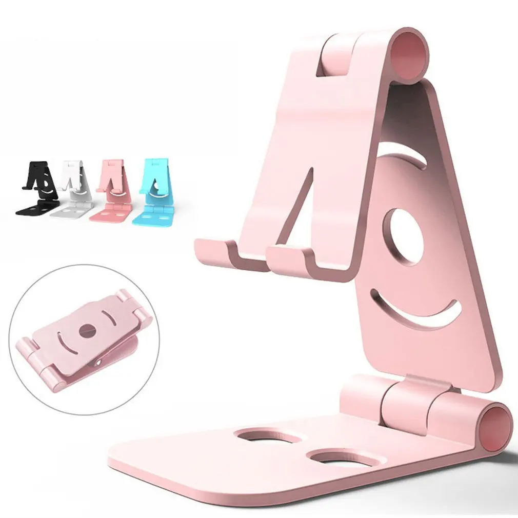 

Foldable Phone Holder Desktop Mobile Stand For Tablet Cell phone Universal Plastic Desk Phone Stand Smartphone Support Bracket