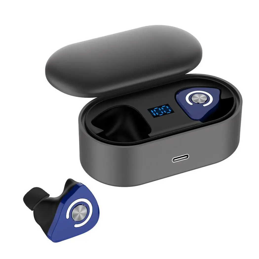 Bluetooth беспроводная гарнитура в ухо HIFI музыкальные наушники светодиодный 7 5x3 5x4
