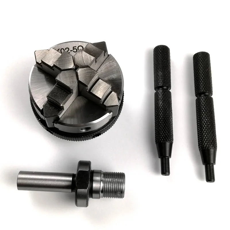 50 мм Мини 4 Челюсти Реверсивный Самоцентрирующийся M14 резьбовой токарный патрон с