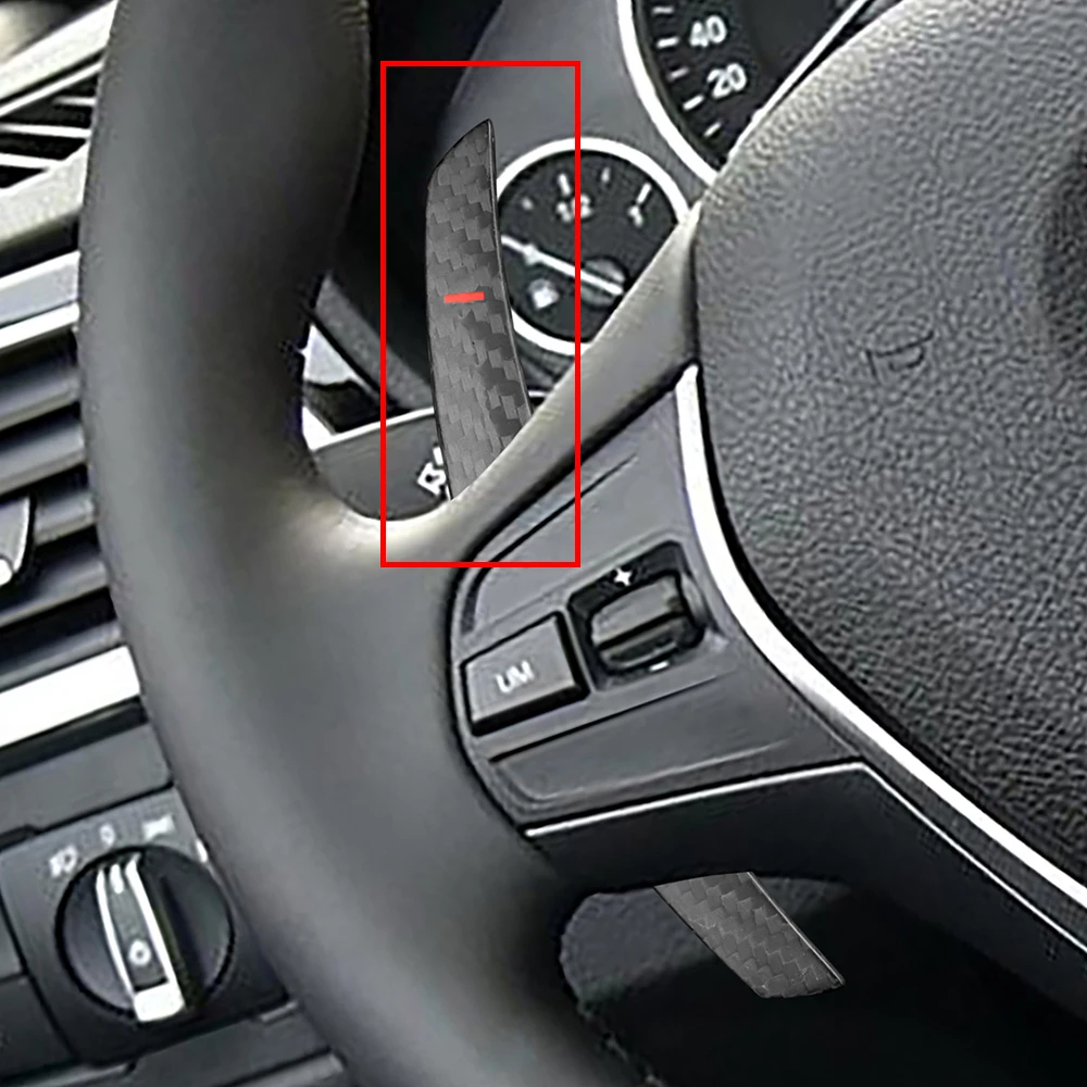 

2PCS For BMW G series F90 G20 G28 G32 G08 G06 X3 X4 X5 X6 real carbon fiber steering wheel paddle shift internal modification