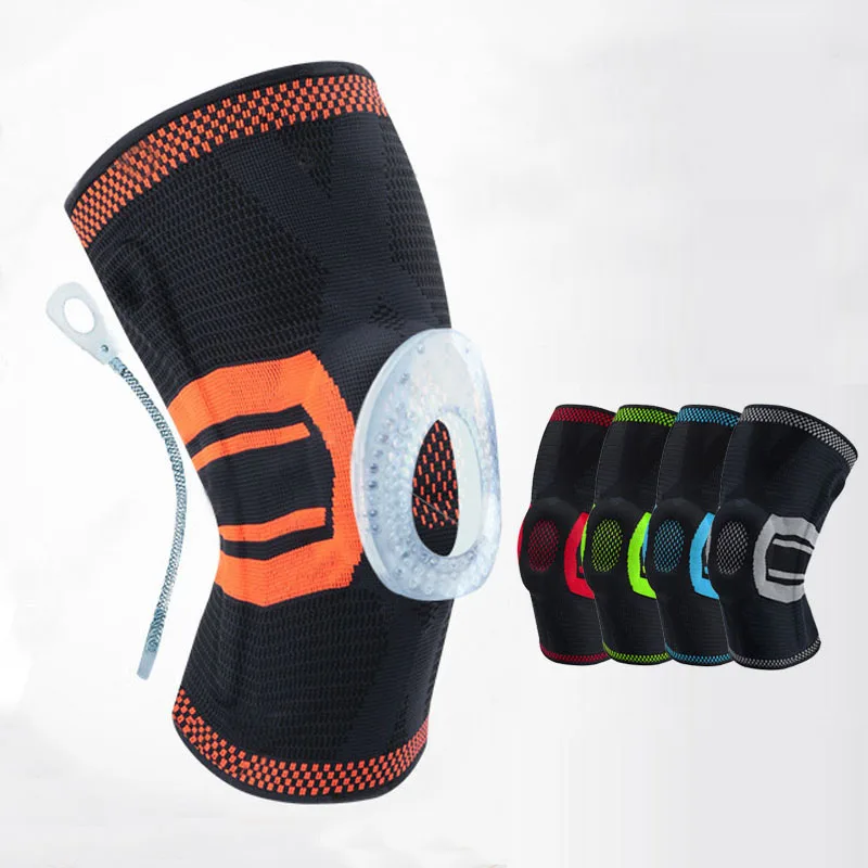 1 шт. эластичный силиконовый бандаж на колено для баскетбола | Спорт и развлечения