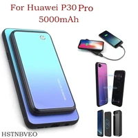 wireless magnetic battery charger cases for huawei p30 pro battery case 5000mah wireless charging battery power bank cover case