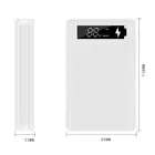 Чехол для внешнего аккумулятора, QC3.0 PD, ЖК-дисплей, быстрая зарядка