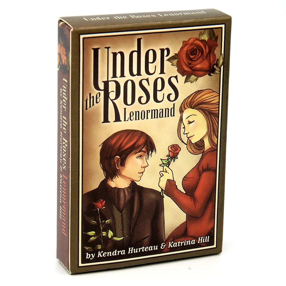 Под розами Lenormand 39 карточная колода часы башня Кендра хуранто любовь оракул Таро