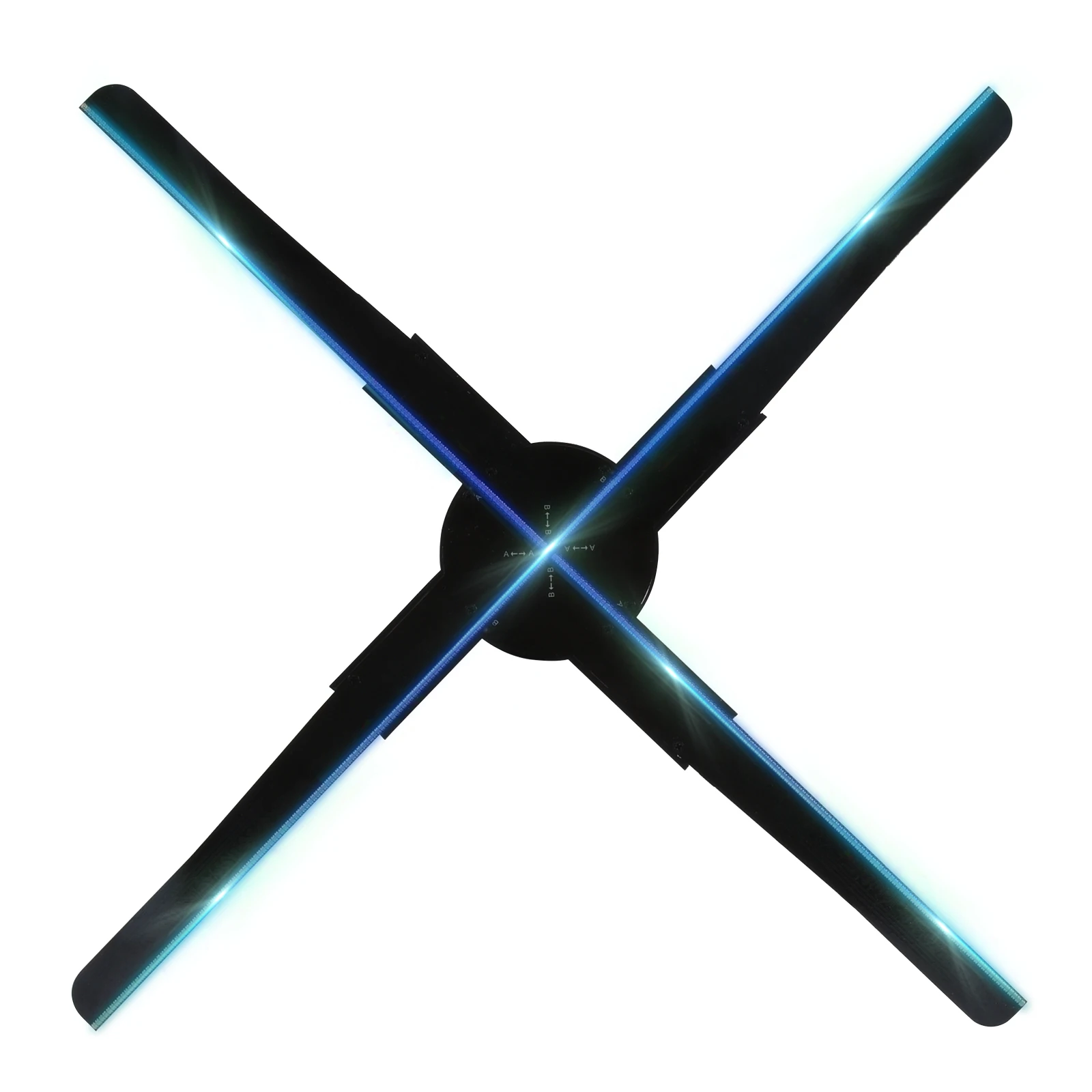 Проектор с 3D голограммой Wi-Fi 42 см HD рекламный дисплей светодиодный вентилятор