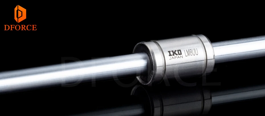 DFORCE подлинный IKO LM8UU длинный стержень вал 8X15X24 мм 3d принтер линейный подшипник для Reprap Anet A8 Prusa I3 3d принтер