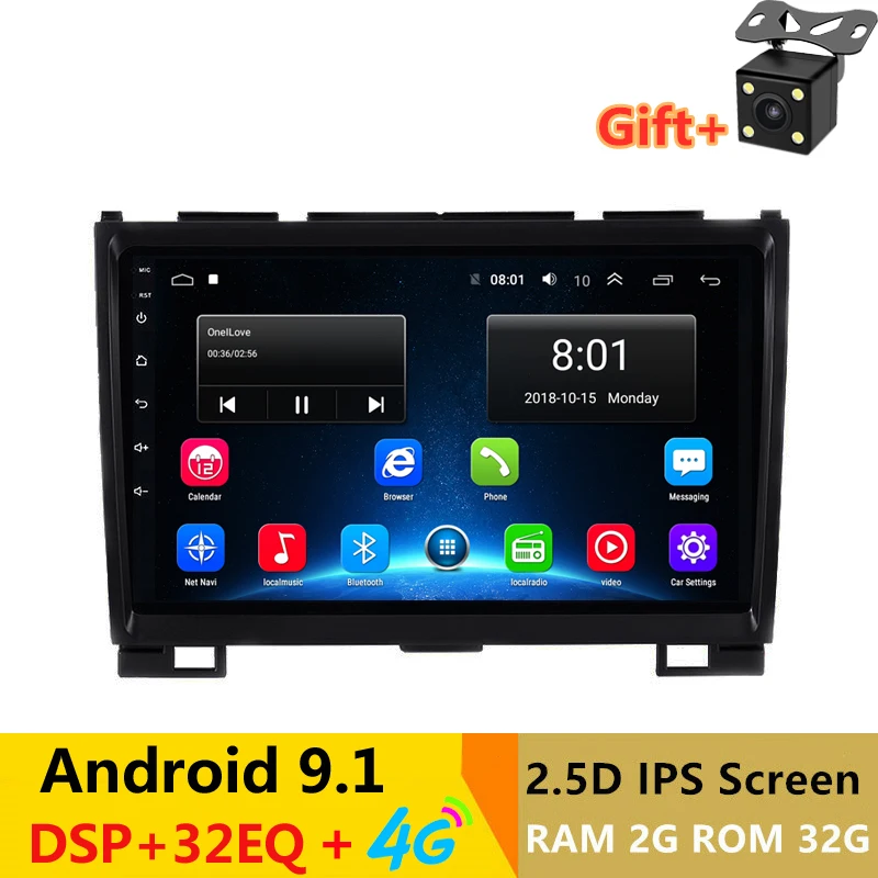Автомагнитола 9 &quot 2 Гб ОЗУ 32 ПЗУ DVD видео плеер GPS для Greatwall Haval Hover H5 H3 стерео