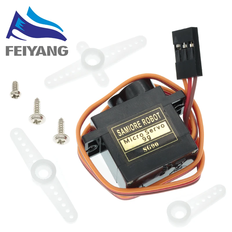 100 шт. Rc Mini Micro 9g сервопривод SG90 RC 250 450 Вертолет самолет автомобиль