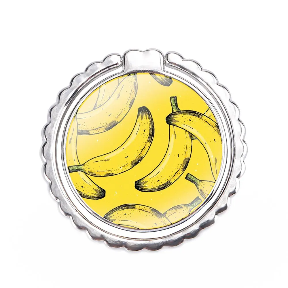 Ананас фруктов банан арбуз кокос фрукты сотовый телефон кольцо подставка