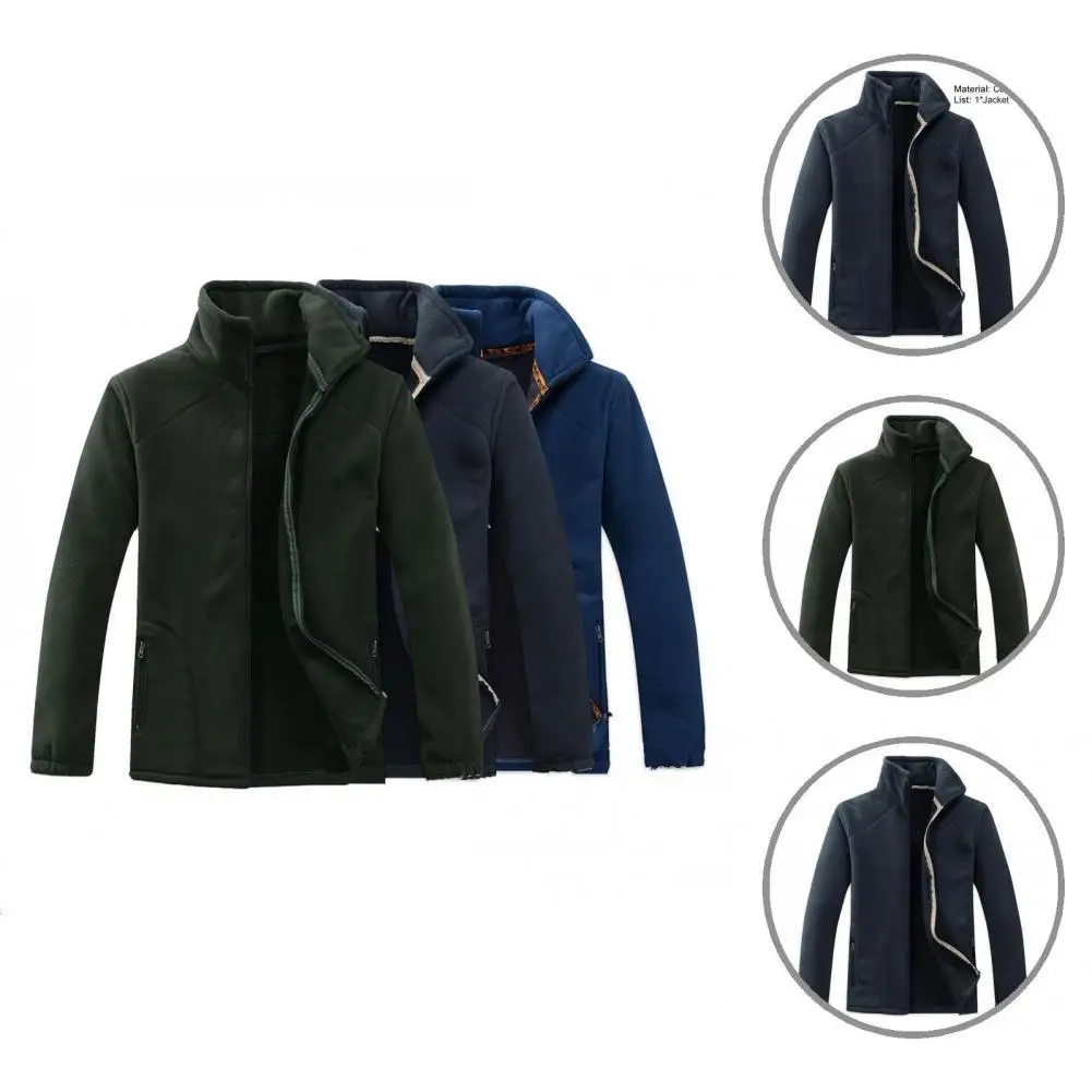 

Terrific Winter Jacket Zipper Thicken Leisure Men Coat Men Coat Coat