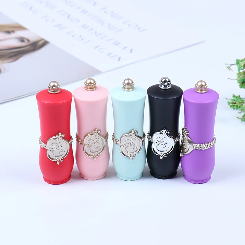 

Hot 1pcs Empty Lipstick Tube Style DIY Lip Balm Stick Refillable Bottle Container Makeup Tools Accessories Women Beauty