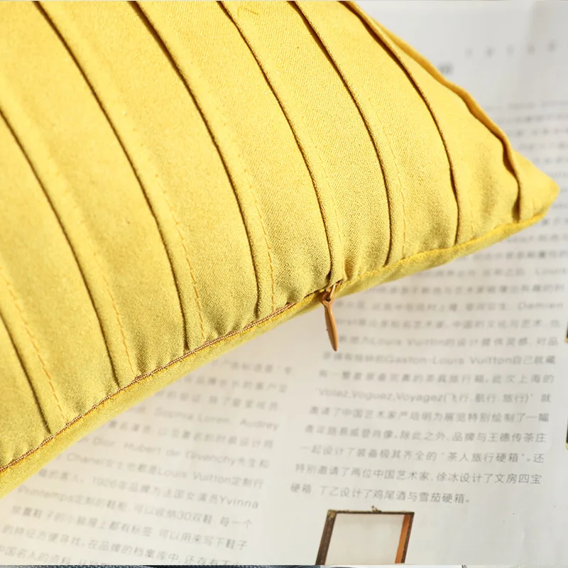 Набор из 2 замшевых кожаных чехлов для подушек скандинавские наволочки