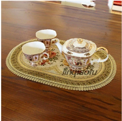 Европейский столовый Западный коврик для еды тканевый домашний вазы