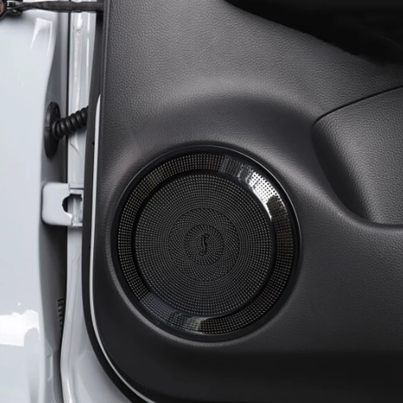 

4pcs For Honda FIT JAZZ Hatchback 2020 2021 Car Door Louder Speaker Horn Audio cover trim Stainless Steel styling accessories