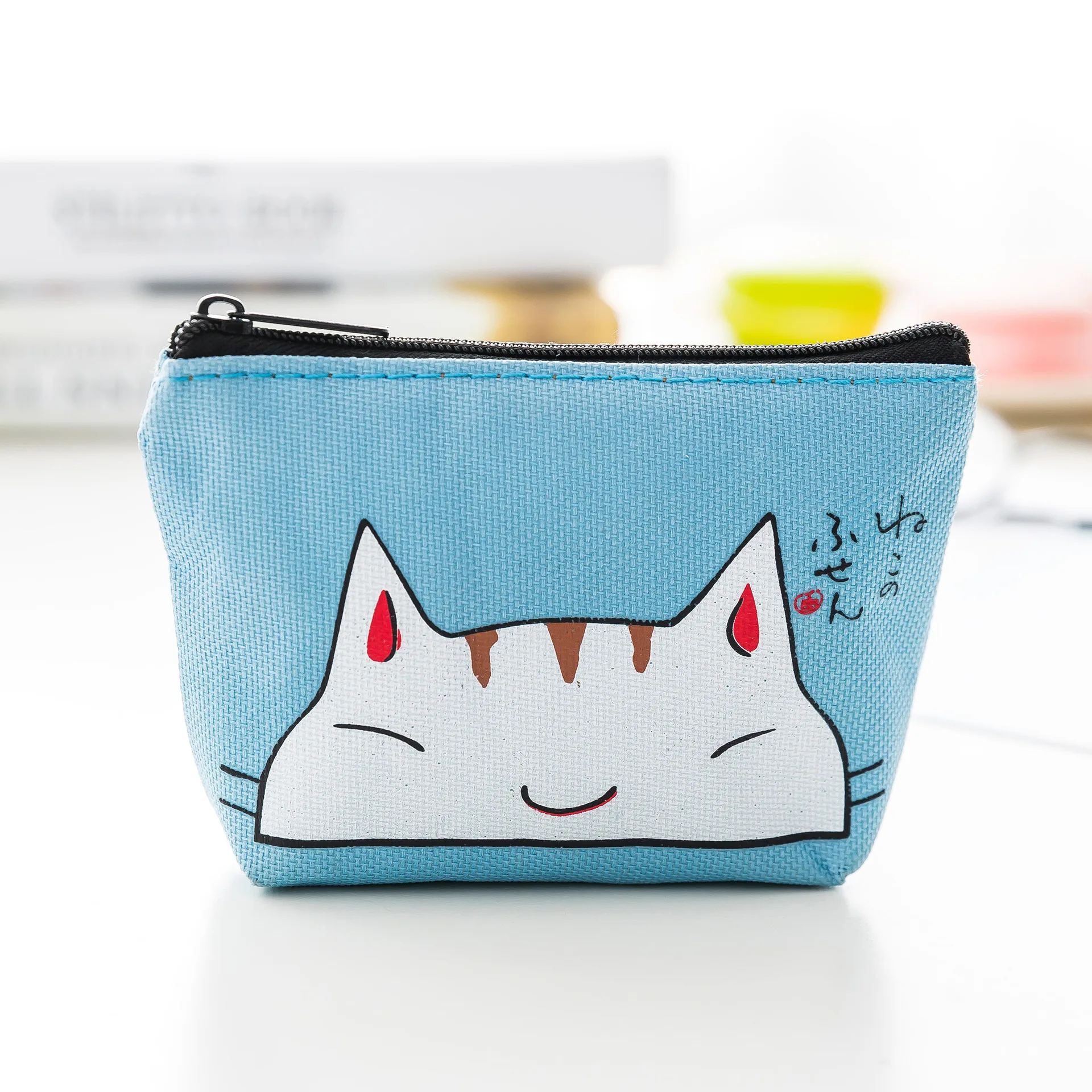 

MINI Cartoon Printed Key Wallet Women Zipper Car Key Holder Cute Animal Coin Purse Keychain Wallet Student Lovely Gift Fashion