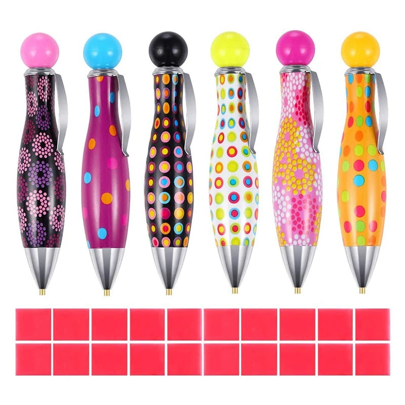 26 шт. алмазная живопись точка дрель ручка инструменты для вышивки картин со