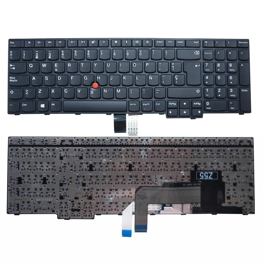 

Good Quality OVY Spanish SP laptop keyboard for LENOVO E570 E570c E575 p/n:a01 z55st uk