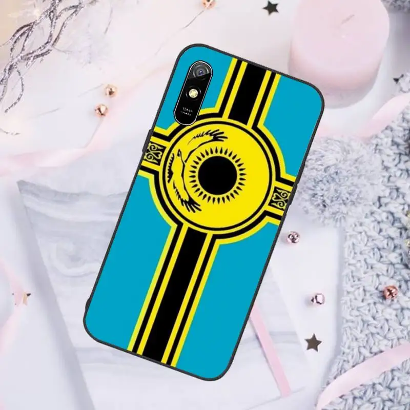 

Kazakhstan flag Phone Case For Xiaomi Mi Redmi Note 7 8 9 pro 8T 9T 9S 9A 10 Lite pro
