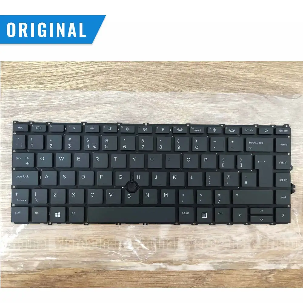 

New Original Laptop UK Backlit Keyboard for HP ELITEBOOK 840 G7 Black