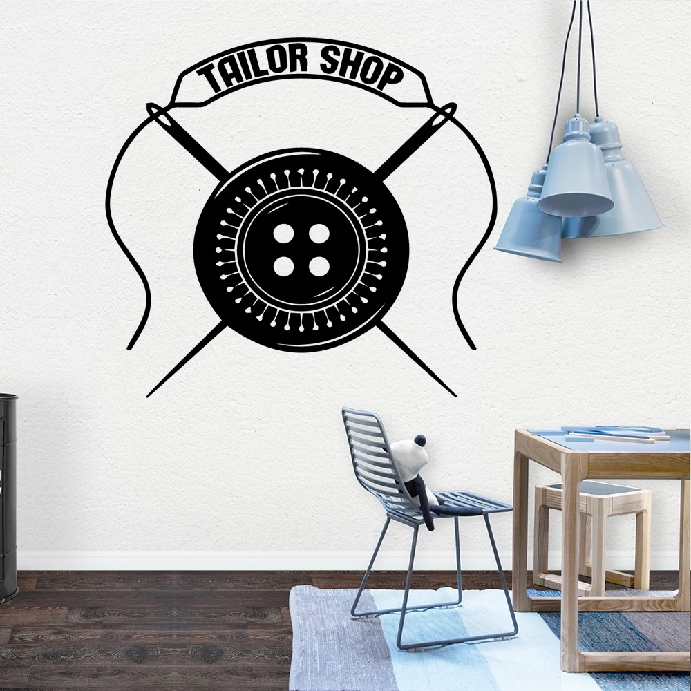 NEW Tailor shop Cartoon Wall Decals Pvc Mural Art Diy Poster For Kitchen Restaurant Decoration Accessories Murals | Дом и сад