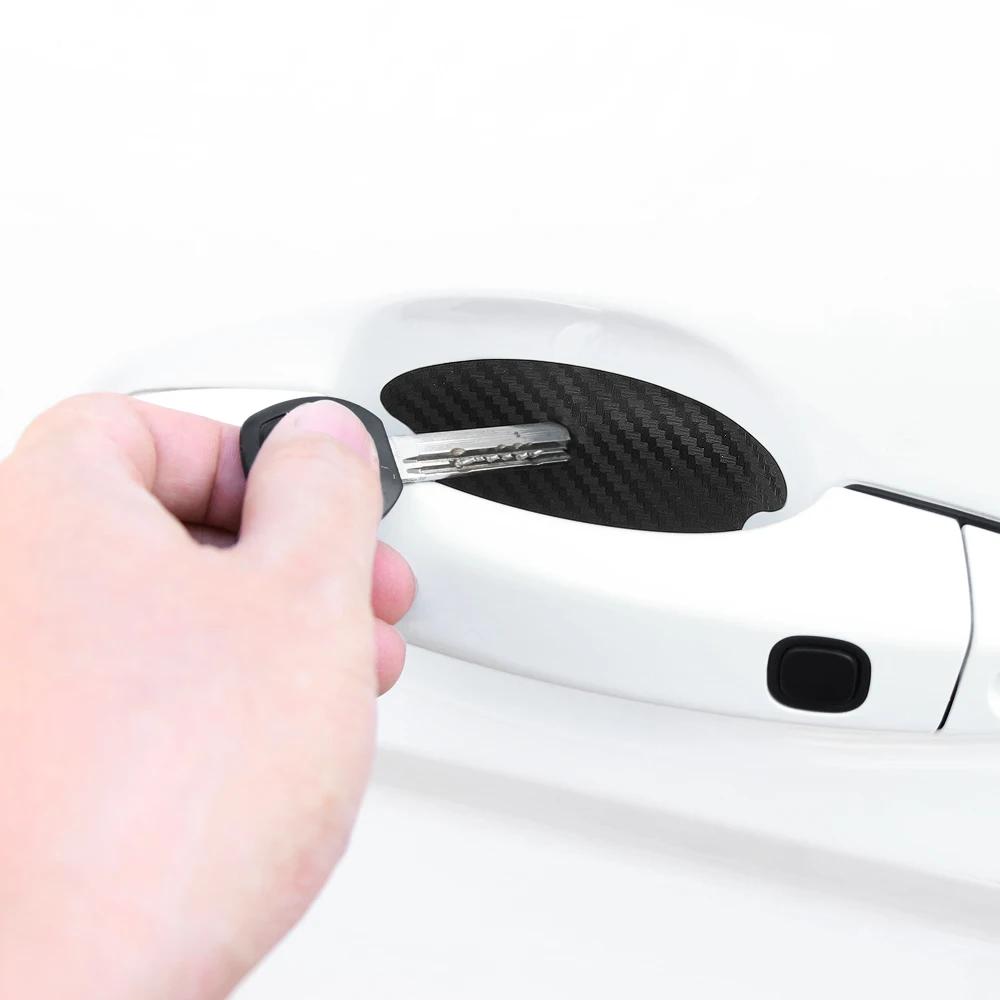 Наклейки на дверные ручки автомобиля защитная пленка для Kia Rio K2 K3 K4 K5 KX3 KX5 Cerato Soul