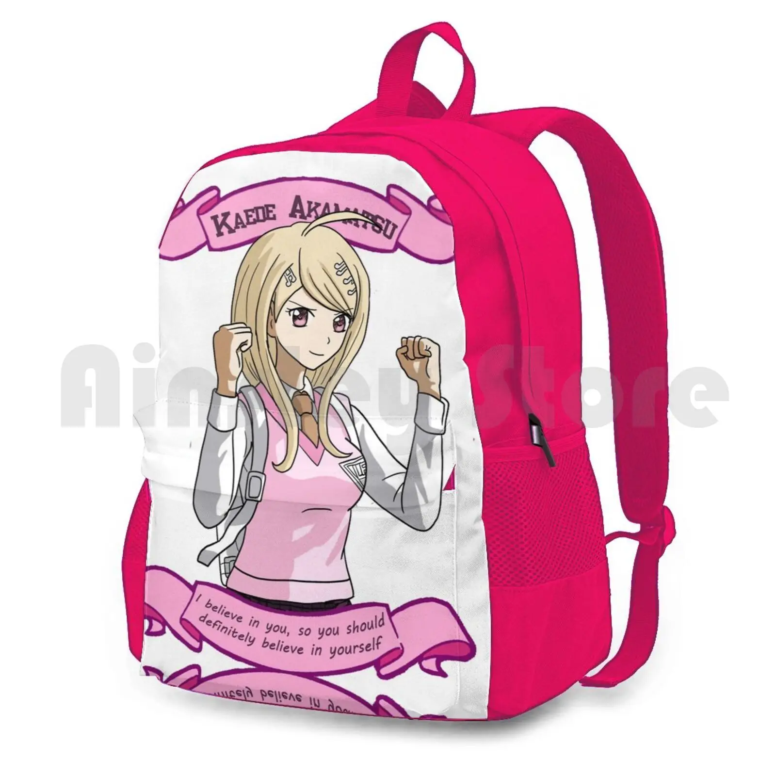 Туристический Водонепроницаемый рюкзак Kaede Akamatsu Drv3 Danganronpa походный ранец для