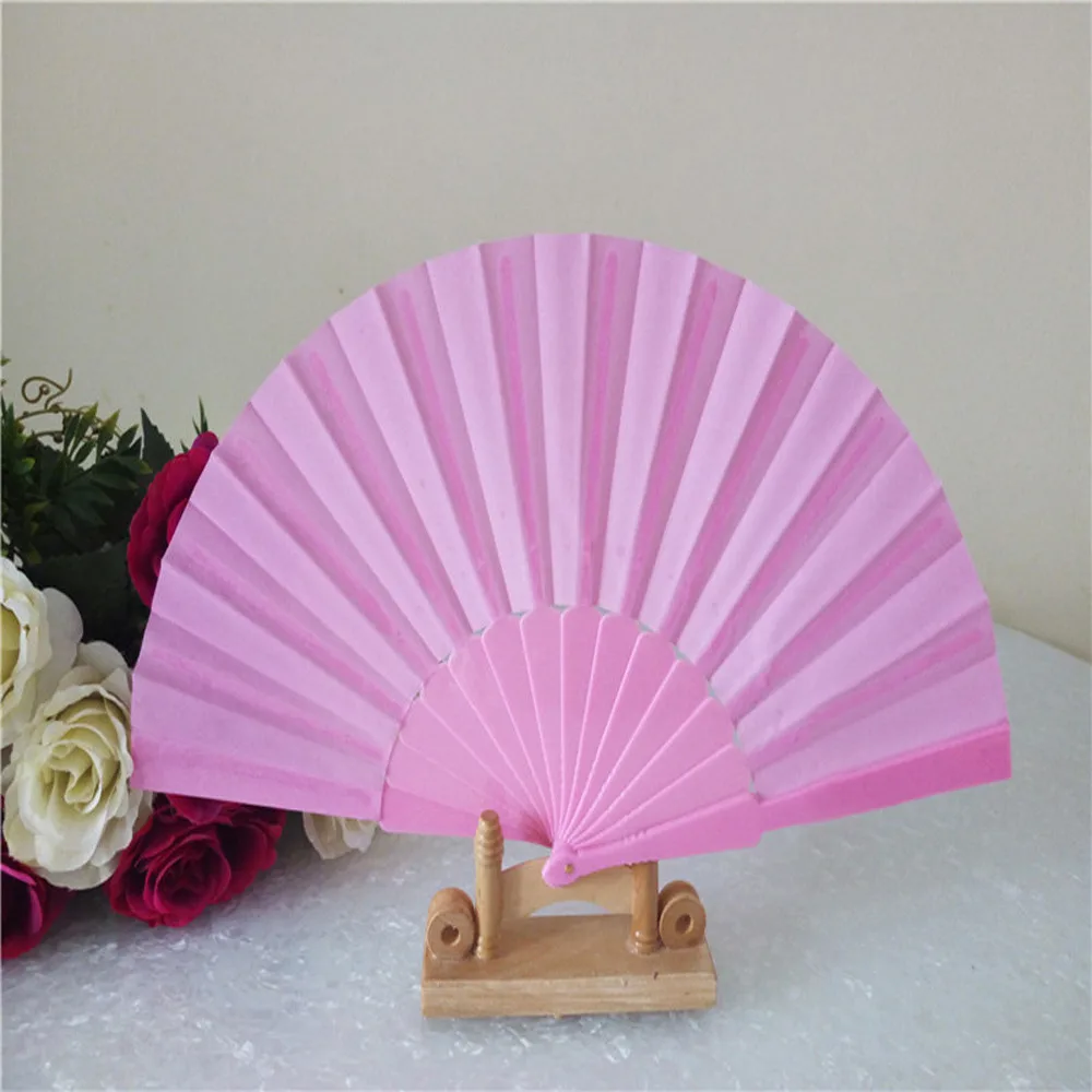 1PC Pattern Chinese Style Folding Dance Wedding Party Lace Silk Hand Fan Cool Bamboo Flower Personalized L*5 | Дом и сад
