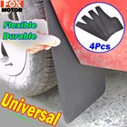 4шт  Set Универсальных Брызговиков Брызговики лепестковых Брызговики Брызговики Автомобиль Van SUV Pickup Trucks колесо Fender Передний Задний