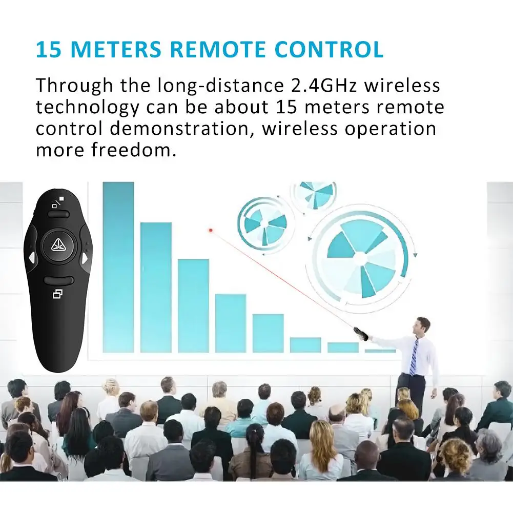 Беспроводная USB-указка для презентаций 2 4 ГГц |