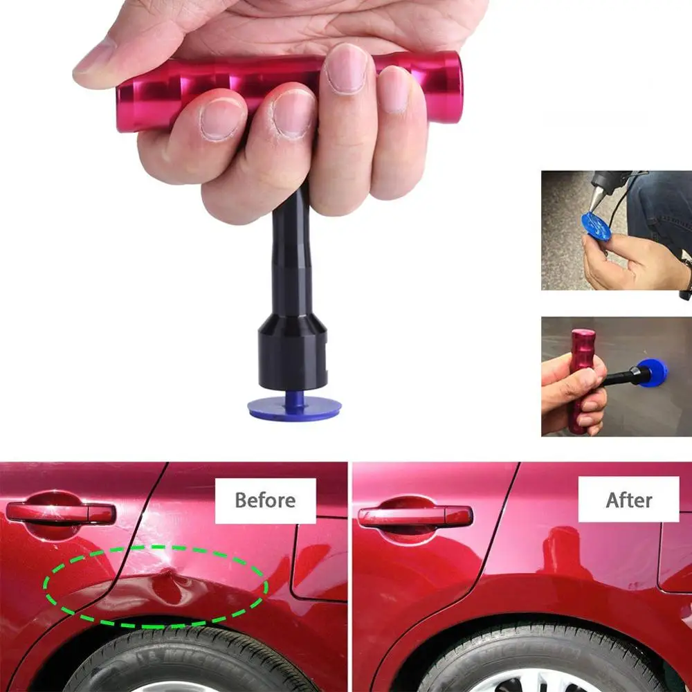 OUTILS EXTRACTEUR де вмятин DE LEVAGE без PEINTURE GRÊLE ENLÈVEMENT комплект RÉPARATION COLLE RÉPARAT |