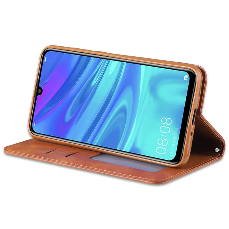 Чехол-Кошелек для huawei Y5, роскошный кожаный чехол-книжка для телефона huawei Y6, чехол для huawei Y7 Y9, чехол-сумка