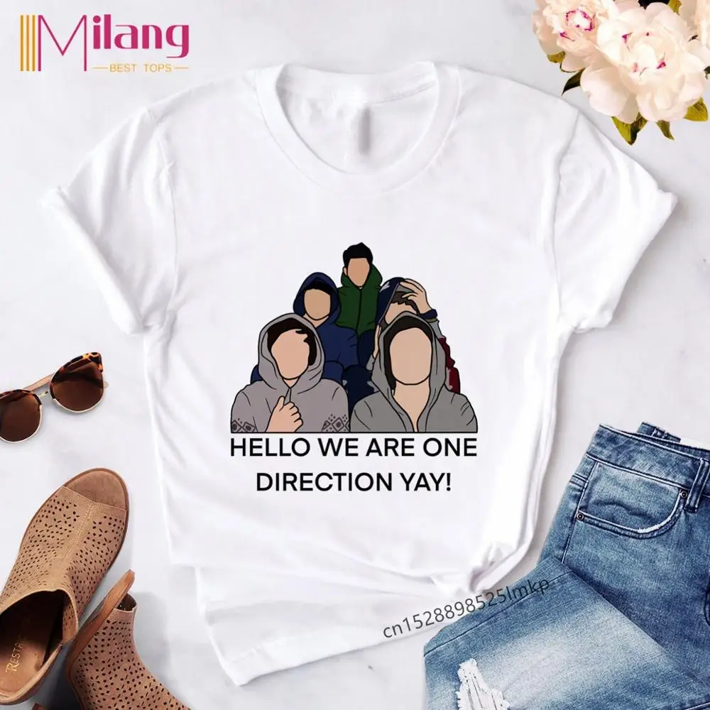 Футболка женская односторонняя с принтом крутая рубашка мерха в Корейском стиле