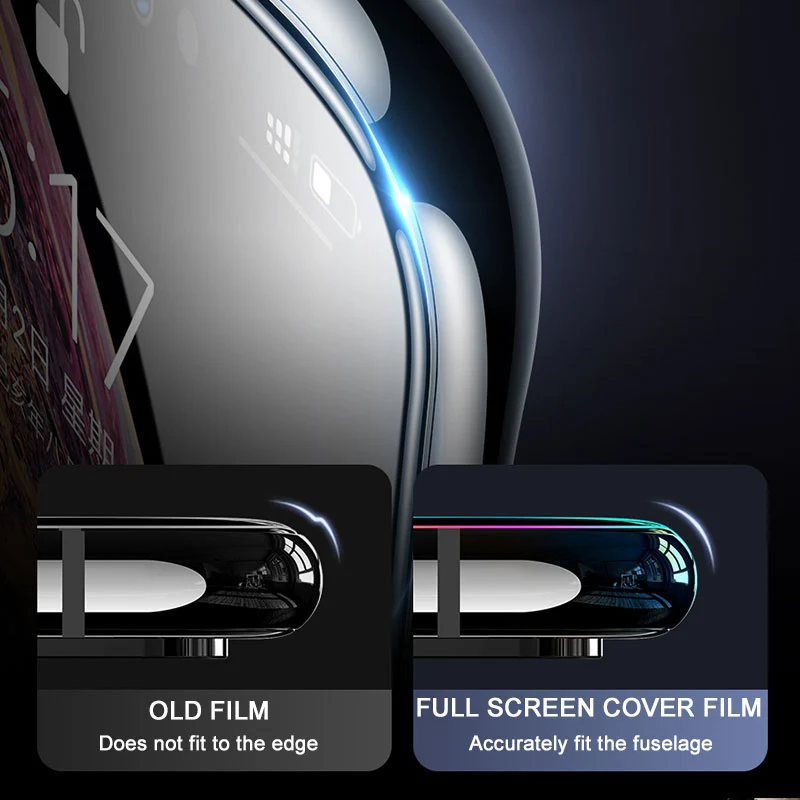 4K HD Film  90D Full Cover Protective Glass For iPhone 14 13 12 11 ProMax XS Max X XR Screen Protector For iPhone Tempered Film